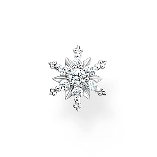 THOMAS SABO Damen Einzel Ohrstecker Schneeflocke...