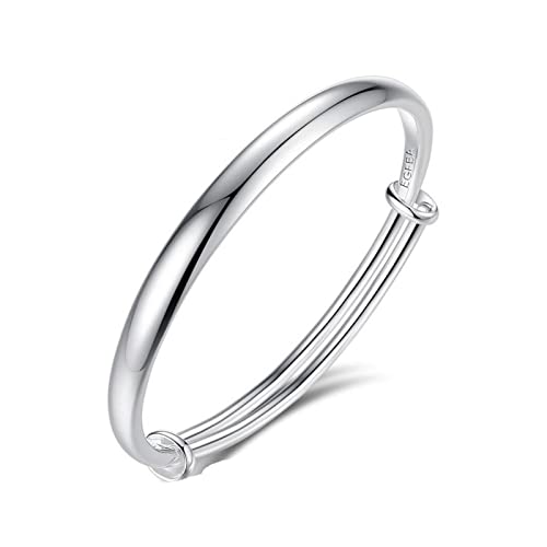 AMTBBK Damen Armreif Armband 925 Sterling Silber...