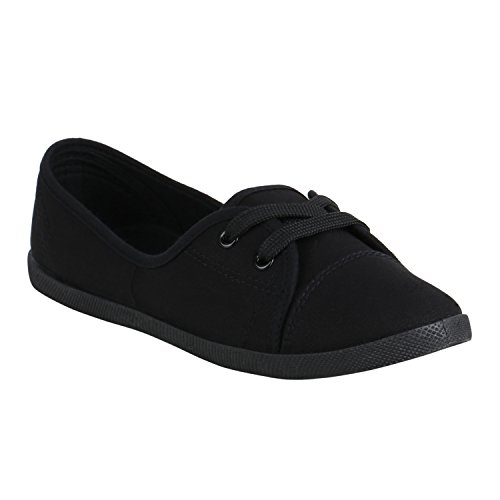 stiefelparadies Damen Ballerinas Sportliche...