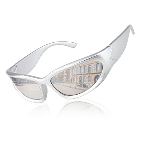 Karsaer Futuristisch Sonnenbrillen,Fahrradbrille...