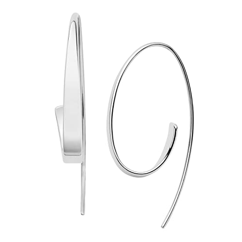 SkaGen Damen Hängeohrringe silberfarben Kariana,...