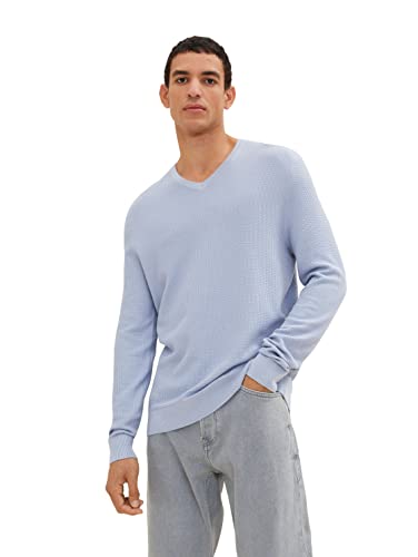 TOM TAILOR Herren 1034862 Basic Strickpullover mit...