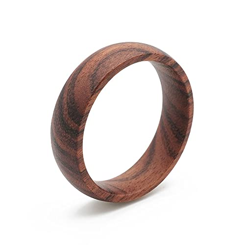 fablano Ring Eisenholz 6mm Matt (68 (21.6mm))