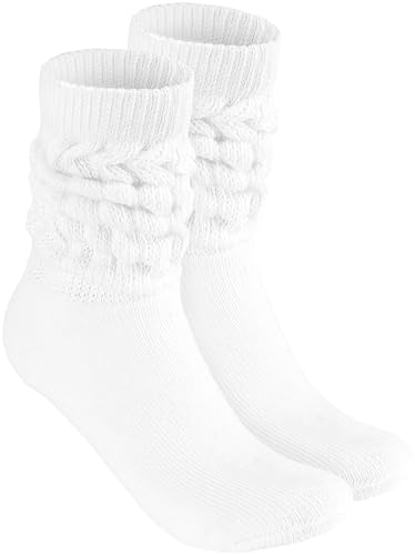 BRUBAKER Slouch Socken - Damen Schoppersocken für...