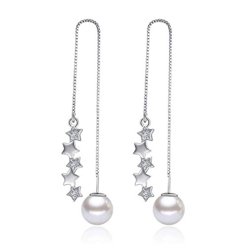 ZHOUYF Ohrringe Ohrstecker Ohrhänger 925 Sterling...