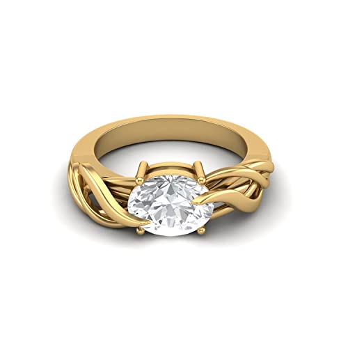 MOONEYE Moissanit-Diamant aus 925er Sterlingsilber...