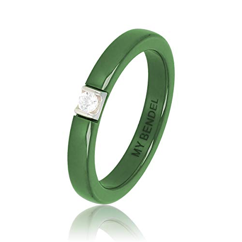 My Bendel - Grüner Keramikring mit...
