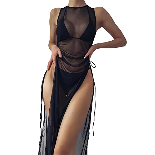 GoWm2022 Damen Bikini Cover Up Strandkleider...