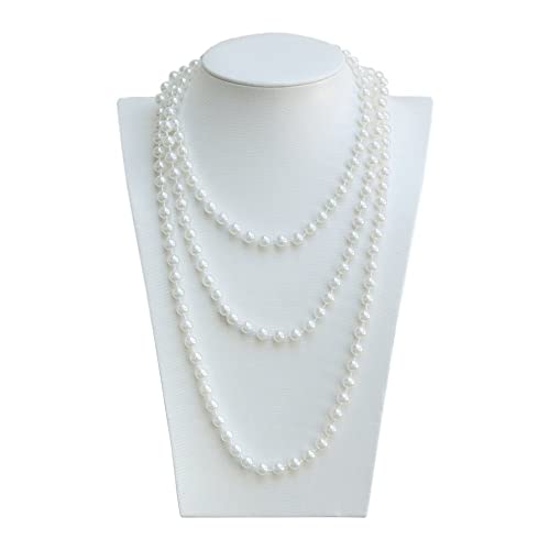 Oblique-Unique® Perlenkette 180cm für Charleston...