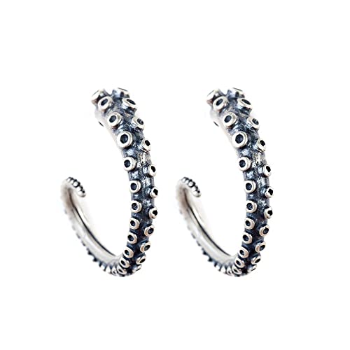 HJMKL Silber Creolen Für Damen, Vintage 925...