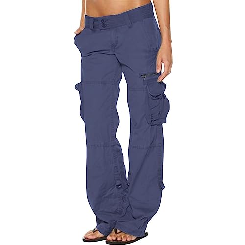 Aoouekul Outdoorhose Damen Sommer Zip Trekkinghose...