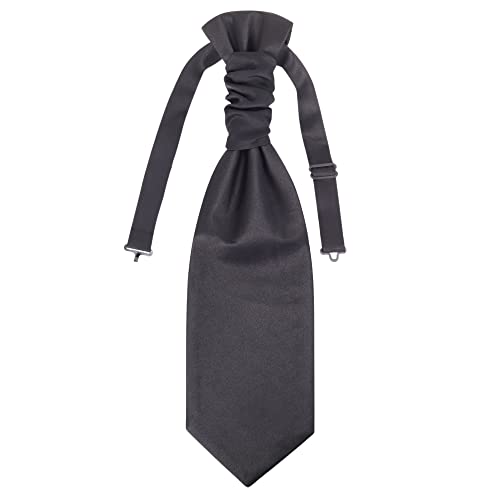 WANYING Herren Plastron Krawatte Vorgebunden mit...