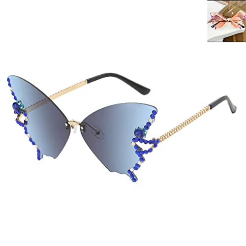 QQLADY Damen-Sonnenbrille, luxuriöse...