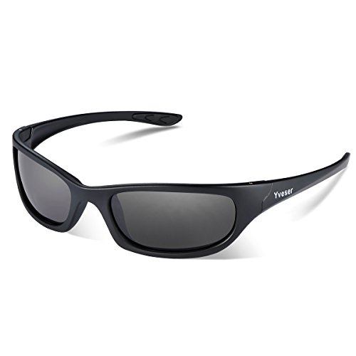 Yveser Polarisierte Sonnenbrille, Sportbrille mit...