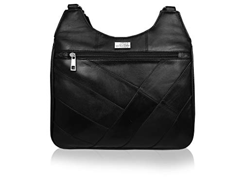 Quenchy London Damen Leder Schulter Handtasche mit...