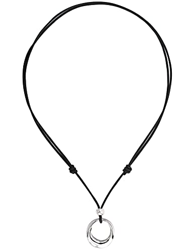 Beau Soleil Jewelry Schmuck Halskette Lederkette...