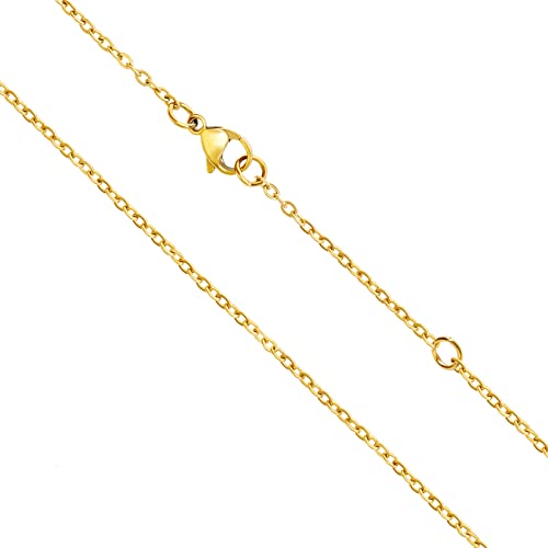 Goldkette Damen Ohne Anhänger 925 Silber Gold...