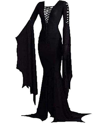 LUYANA Halloween Kostüm Damen Lace up Renaissance...