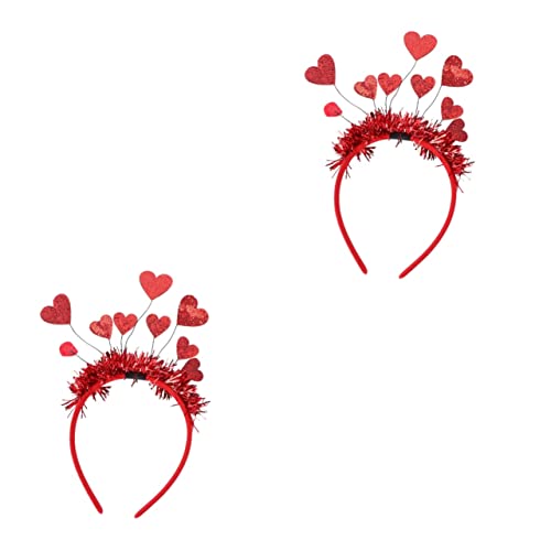 Haarschmuck 2 Stück Valentinstag-Stirnband...