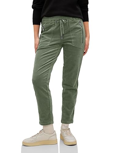 STREET ONE Damen A376625 Joggpants Cord, Novel...