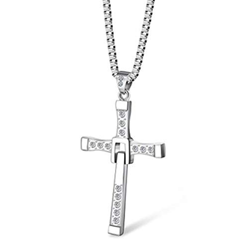 XHBTS Silber Dominic Toretto's Cross Halskette...