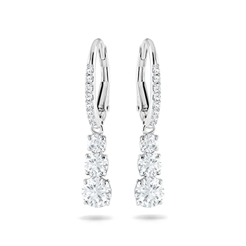 Swarovski Attract Trilogy Ohrringe, Weiss,...