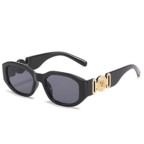 OSAGAMA Trendige Rechteckige Sonnenbrille für...