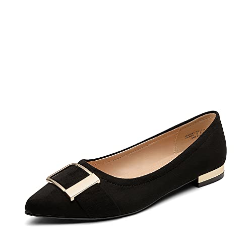 DREAM PAIRS Damen Ballerinas Spitze Zehe Niedriger...