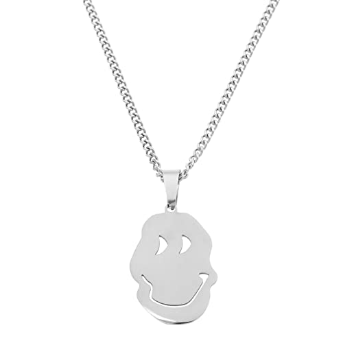 Made by Nami Herren Halskette mit Smiley Face...