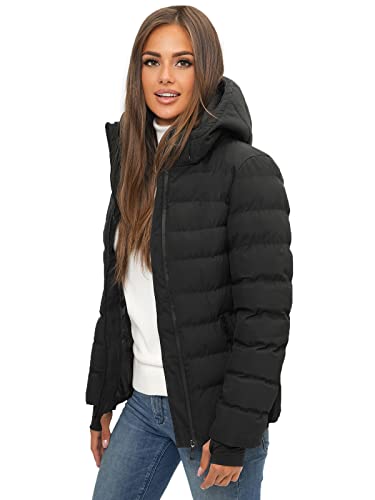 OZONEE Damen Winterjacke Jacke Winter...