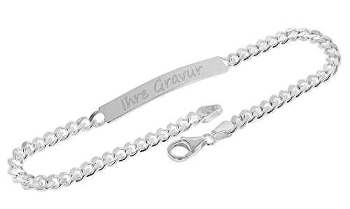 trendor Herren Gravur-Armband 925 Silber...