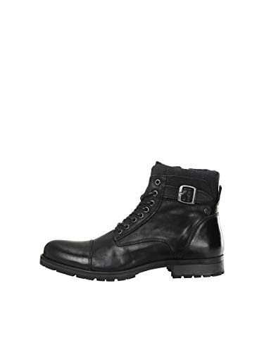 JACK & JONES Herren Jfwalbany Leather Antraciet...