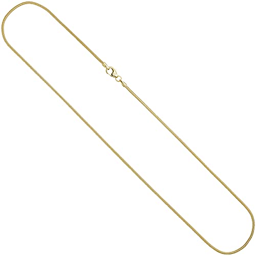 Jobo Damen Schlangenkette 333 Gelbgold 1,6 mm 60...