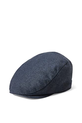 C&A Herren Flachkappe Mütze Unifarben dunkelblau...