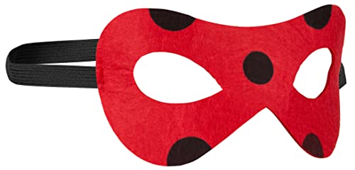 Balinco Marienkäfer Maske rot mit schwarzen...