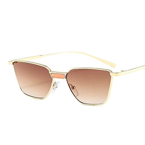 DLSM Metall-Sonnenbrille mit Kleinem Rahmen,...