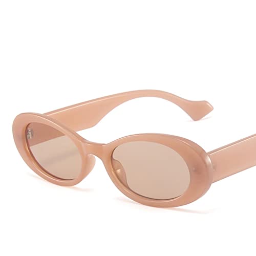 STINA Retro ovale Damen-Sonnenbrille mit kleinem...