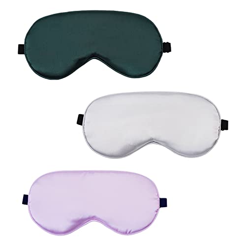 3 Pack of Augenmaske Schlafmaske Seide -...