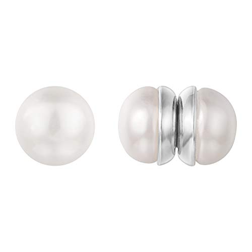 Vogem Magnet Ohrringe Damen Perlen Magnetische...