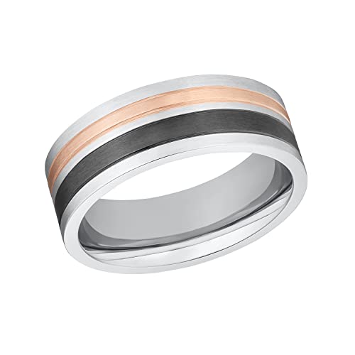 s.Oliver Ring Edelstahl Damen Ringe, Bicolor,...