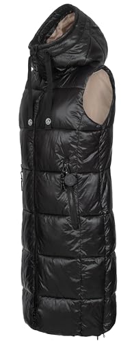 Sublevel Damen lange Steppweste D50048X80105B1...