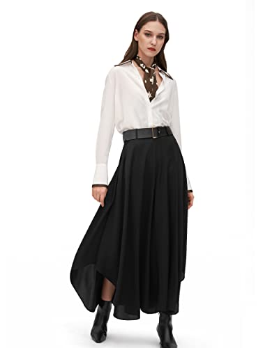 LilySilk Seide Damenhose Weit geschnittene Seide...