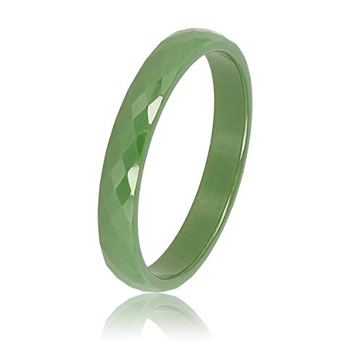 My Bendel - Keramischer Ring facettiert grün 3mm-...