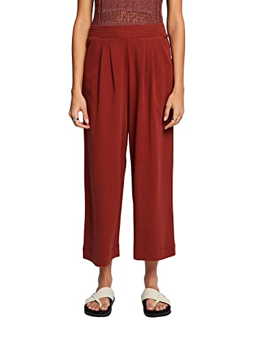 ESPRIT Verkürzte Jerseyhose, 100% Baumwolle