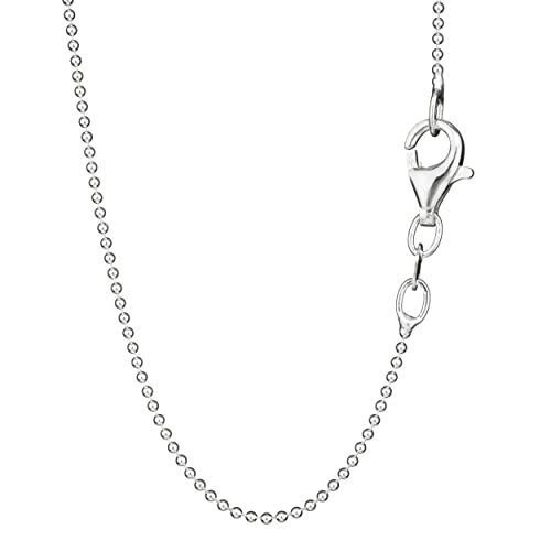 NKlaus Collier 55cm Kugelkette rund 925 Sterling...
