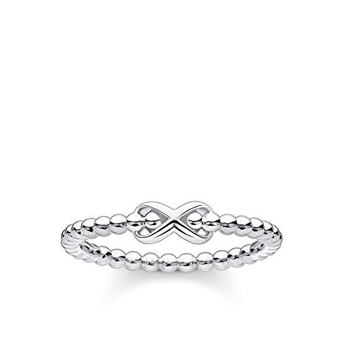 THOMAS SABO Silber-Ring für Damen Kugeln mit...