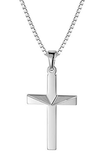 trendor Kreuz-Anhänger an Halskette für Männer...