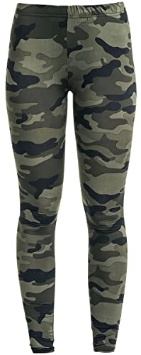 Urban Classics Damen Ladies Camo Leggings, Wood...