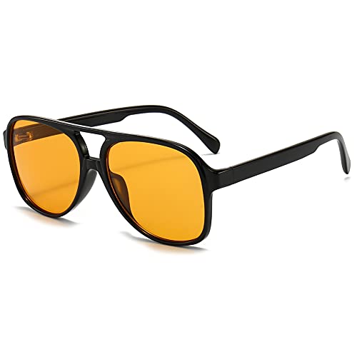 RUNHUIS Vintage Herren Polarisiert Sonnenbrille...