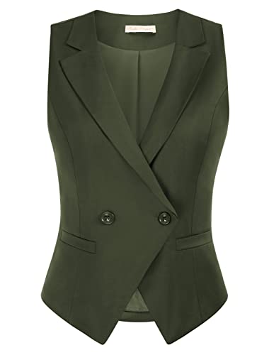 Belle Poque Damen Weste Vintage Elegant Ärmellos...